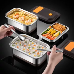 Tragbare Thermo-Lunchboxen mit Tragetasche