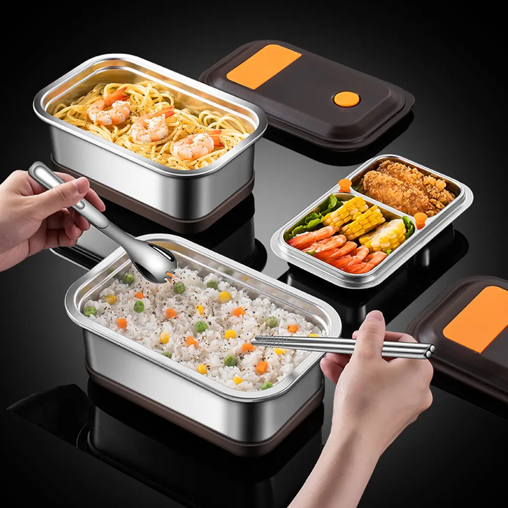 Tragbare Thermo-Lunchboxen mit Tragetasche